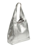 Pure Luxuries London Metallic Silver Colette Handbag