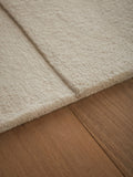 Origin cream sculptured rock wool rug (British brand)