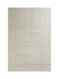 Origin cream sculptured rock wool rug (British brand)