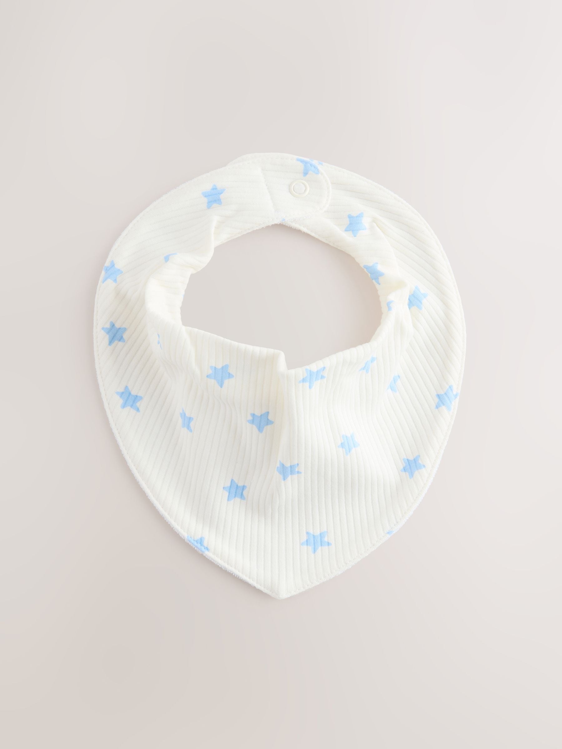 Baby dribble bibs 5 pack blue and green (British brand)