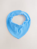 Baby dribble bibs 5 pack blue and green (British brand)