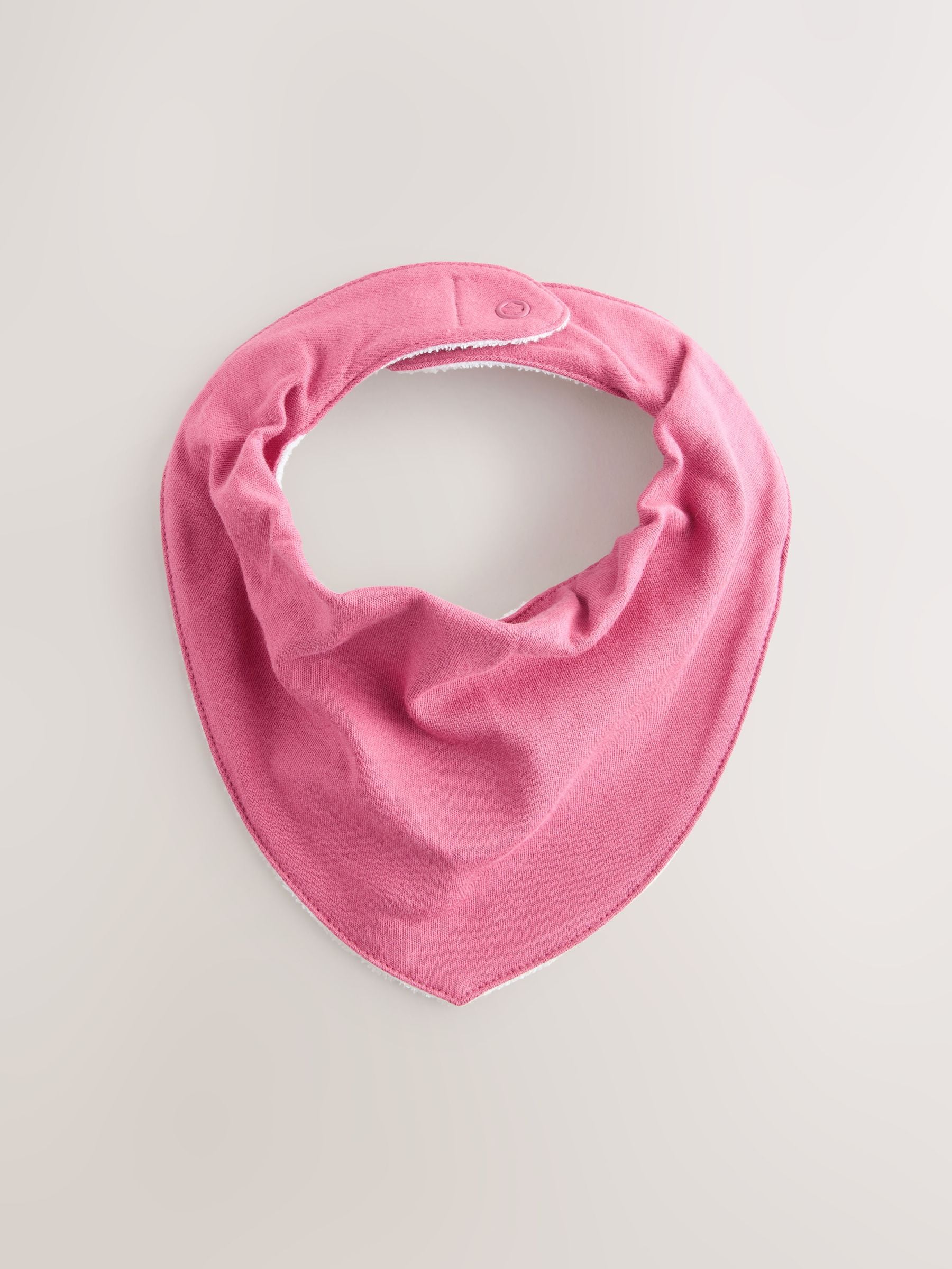 Pink baby dribble bibs 5 pack (British brand)