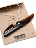 Captain Fawcett folding pocket moustache comb - British product