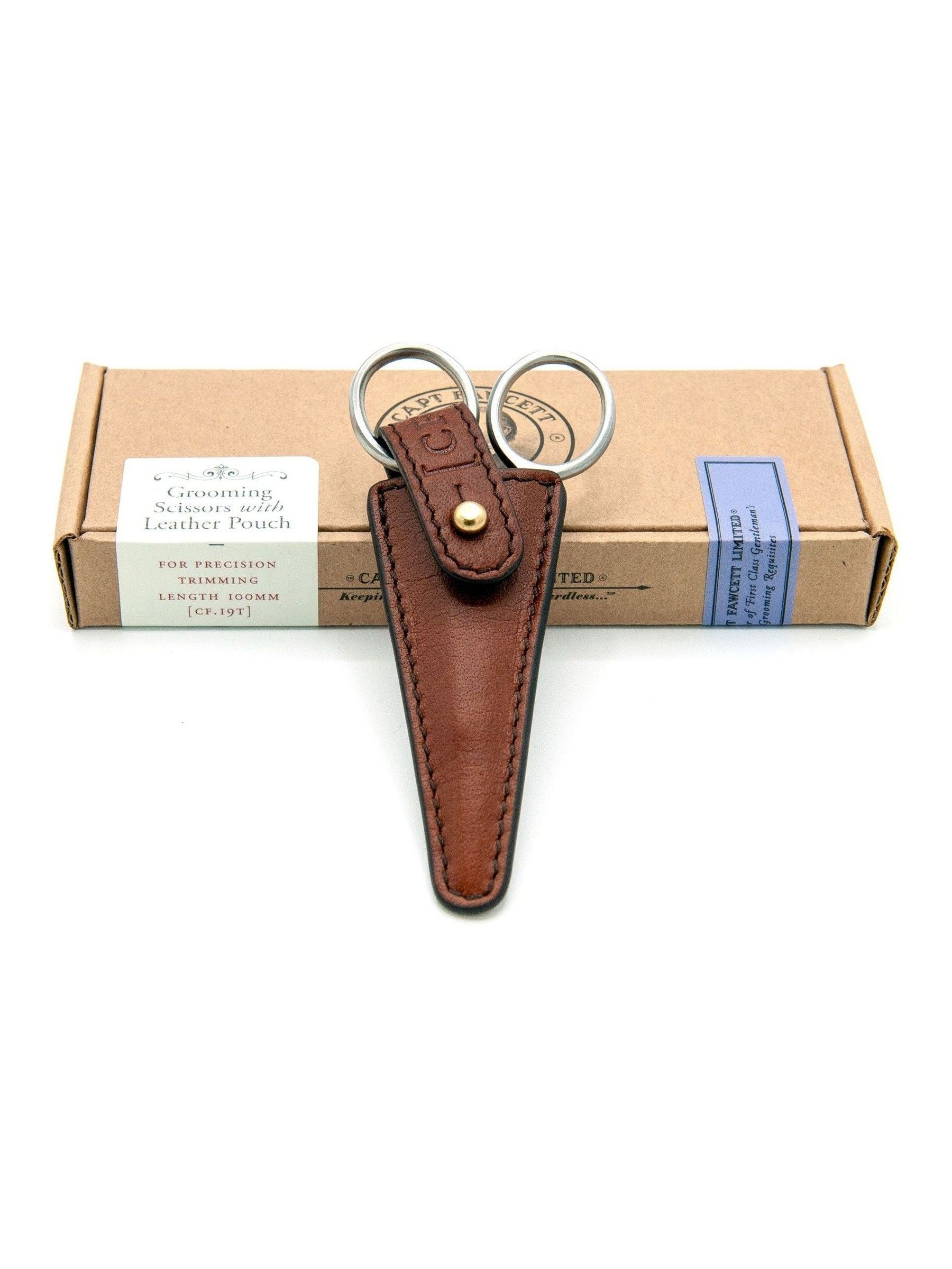 Captain Fawcett grooming scissors 100mm - British product