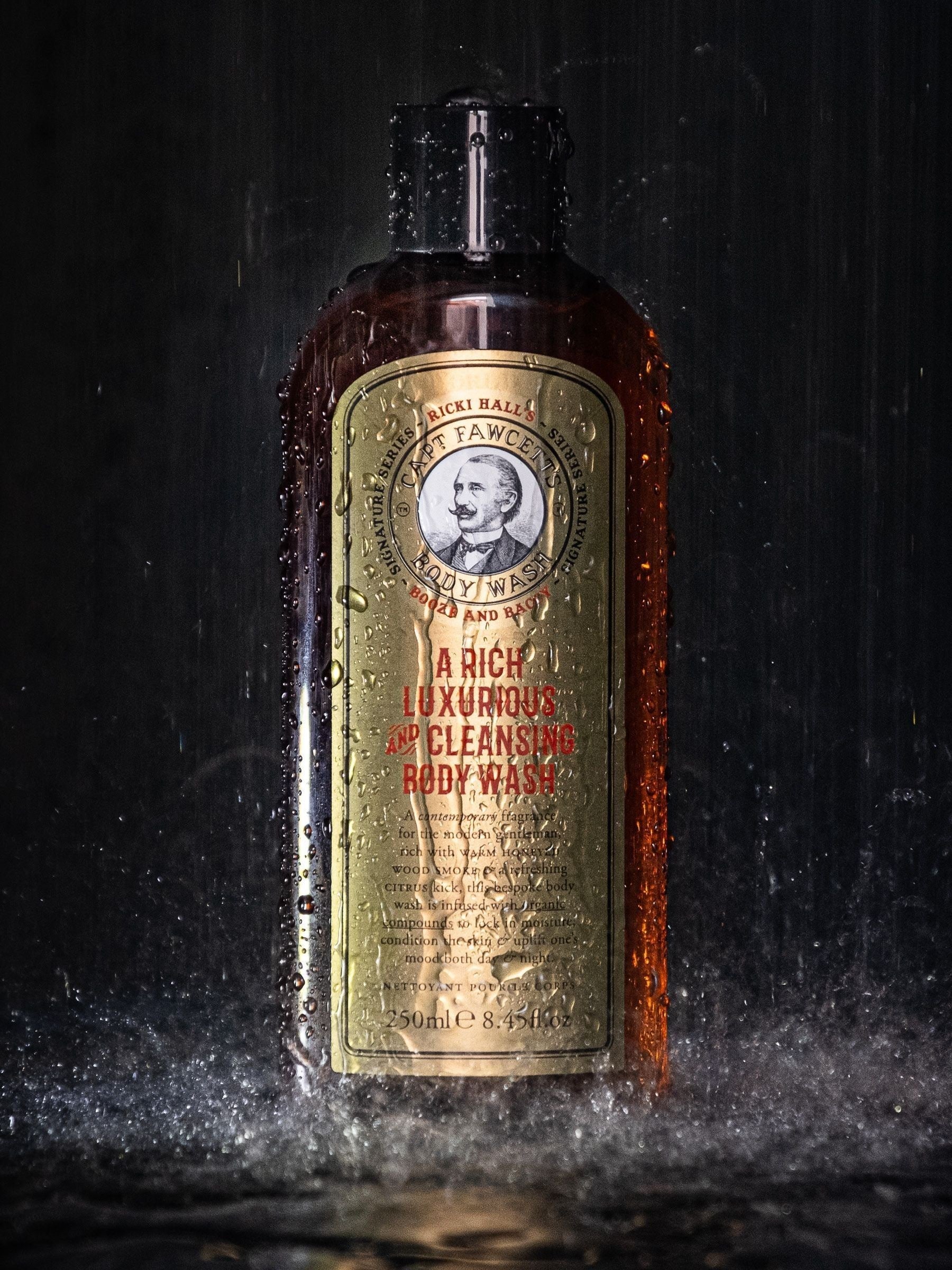 Captain Fawcett body wash and shampoo gift set 250ml - British product