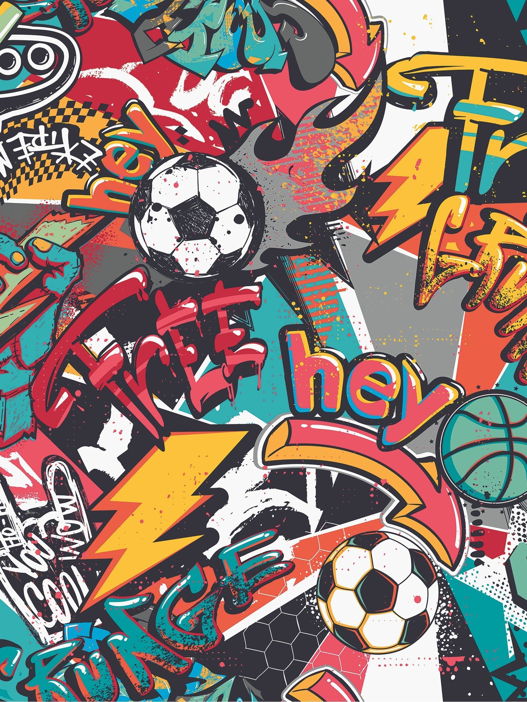 Origin Murals sports graffiti matte sample red A3, imported from the UK
