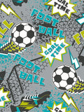Origin Murals Pixel Footballs mural sample A3, imported from the UK