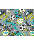 Origin Murals Pixel Footballs mural sample A3, imported from the UK