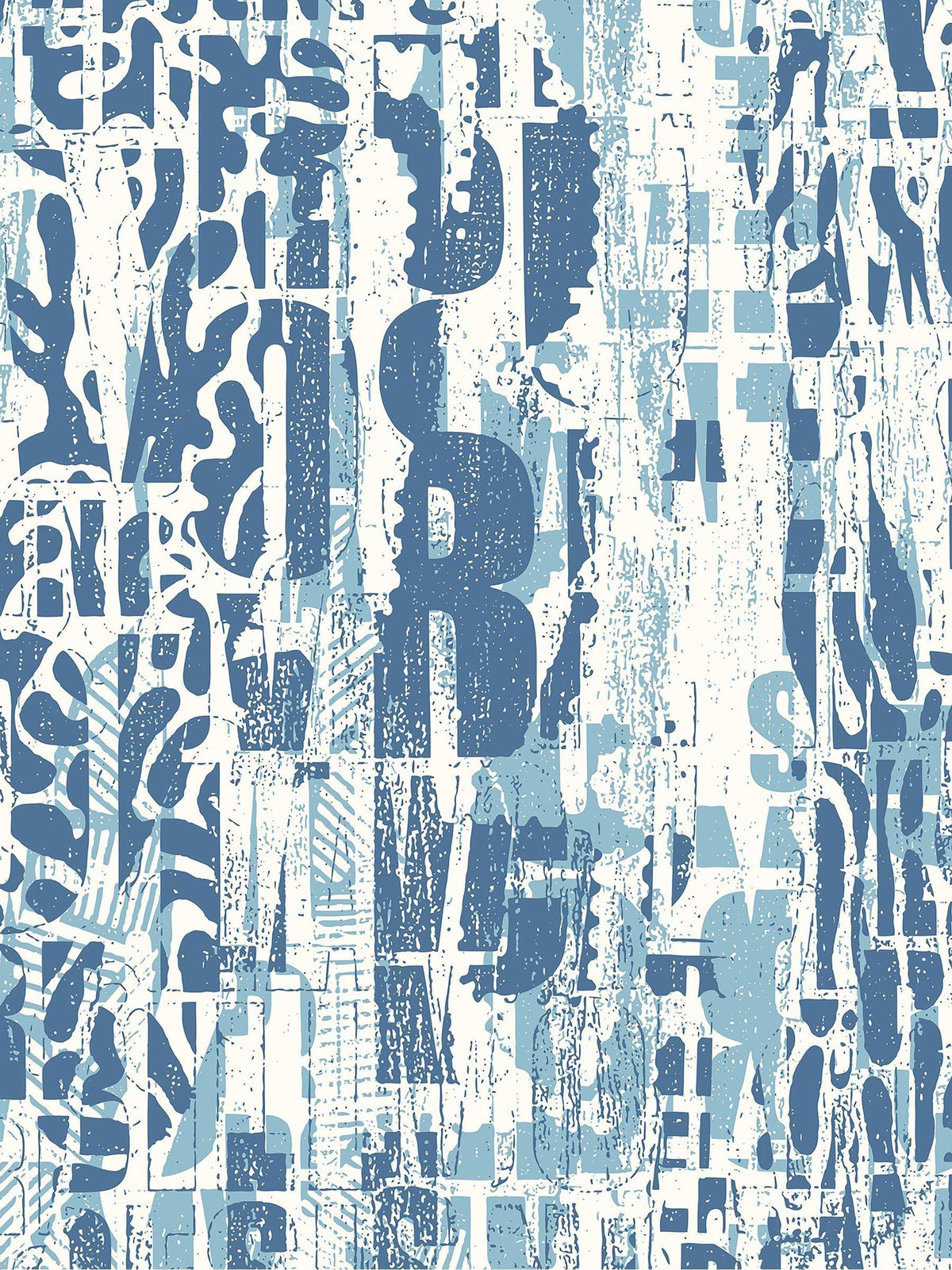 Origin Murals mural sample Denim Blue A3, UK version