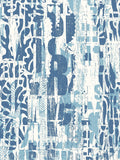 Origin Murals mural sample Denim Blue A3, UK version