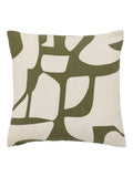 Gallery Home green Nara graphic cushion 45cm (British brand)