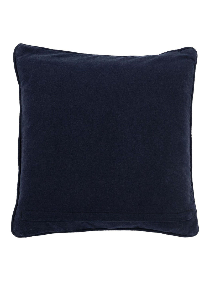 Gallery Home Blue Freya Stripe Woven Cushion 45x45cm - British product