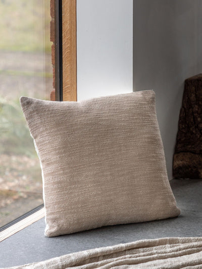 Next Gallery Home Taupe Hali Slub Cushion 45 x 45cm- Buy online at McGrocer