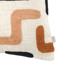 Gallery Home Orange Lior Embroidered Nutmeg cushion, UK version