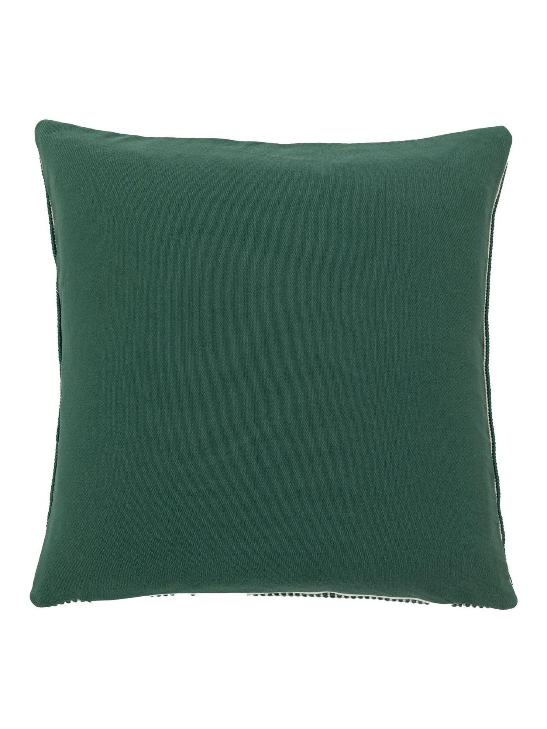 Gallery Home Green Zaya Pinstripe cushion 45x45cm, imported from the UK