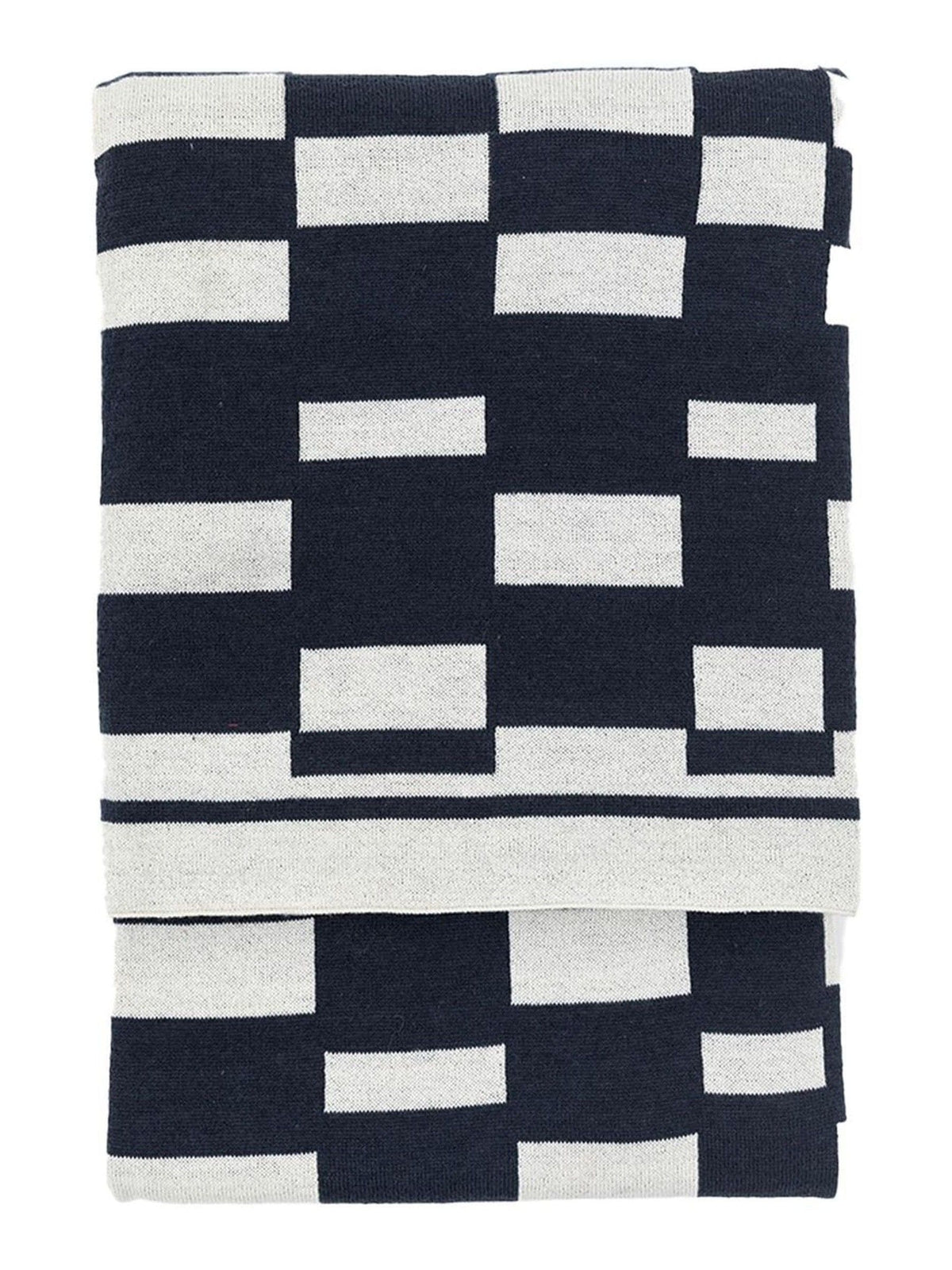 Gallery Home blue Solvi knitted throw, UK version