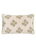 Gallery Home green floral cushion 50x30cm, imported from the UK