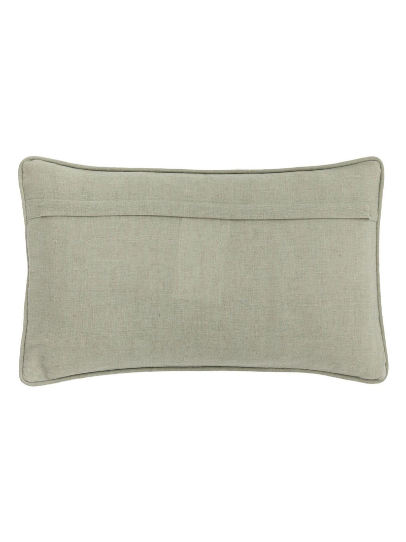 Gallery Home green floral cushion 50x30cm, imported from the UK