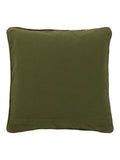 Gallery Home green Freya stripe woven cushion 45cm, UK version