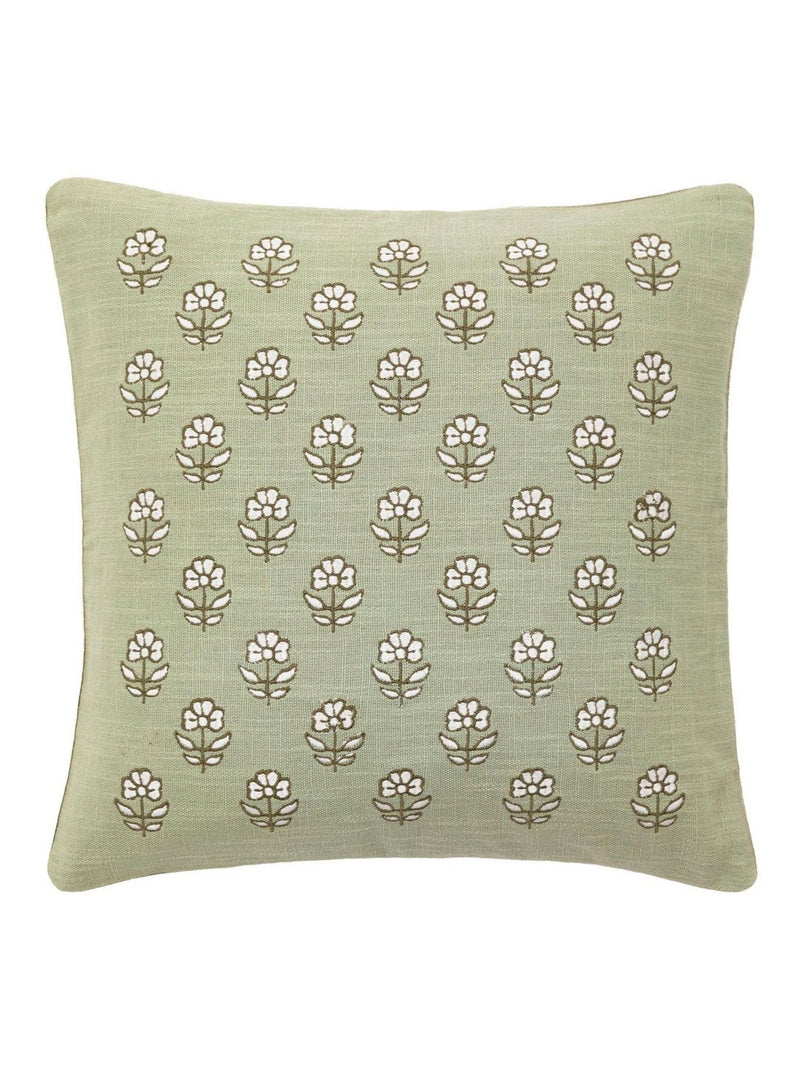 Gallery Home Norley embroidered floral cushion, imported from the UK