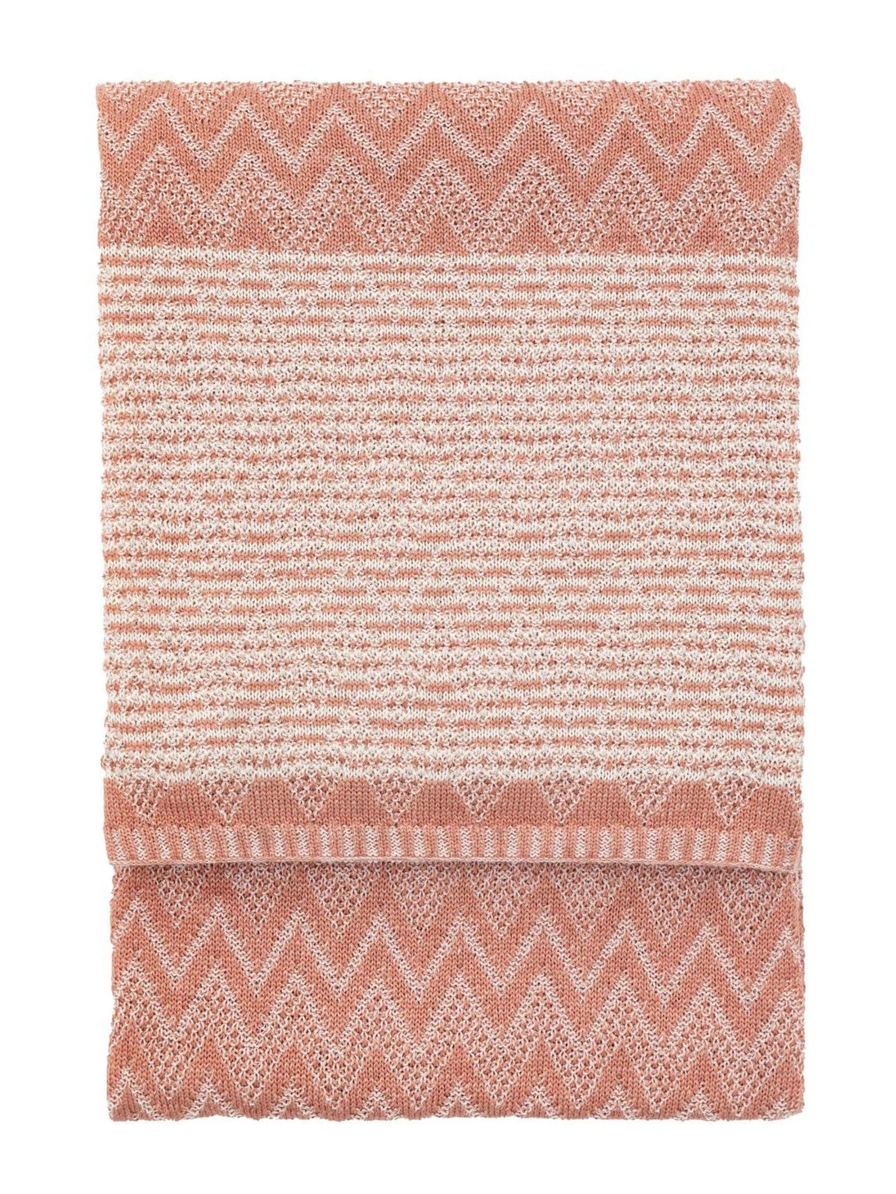Gallery Home Orange Lumi Herringbone Throw, UK version