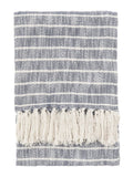 Gallery Home blue stripe throw 130x170cm, imported from the UK