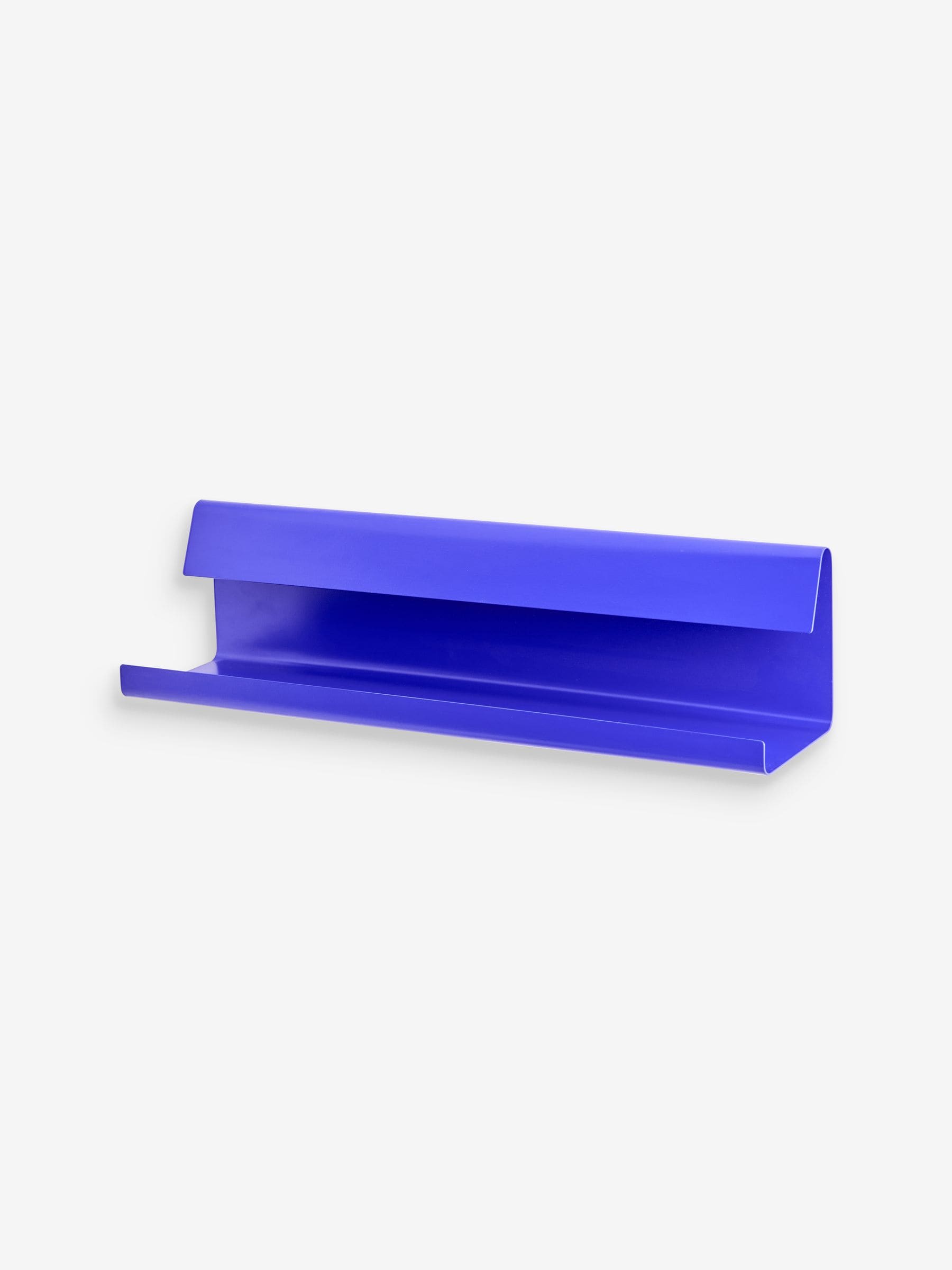Made.com Cobalt Blue Wesley metal wall shelf 55cm - British product