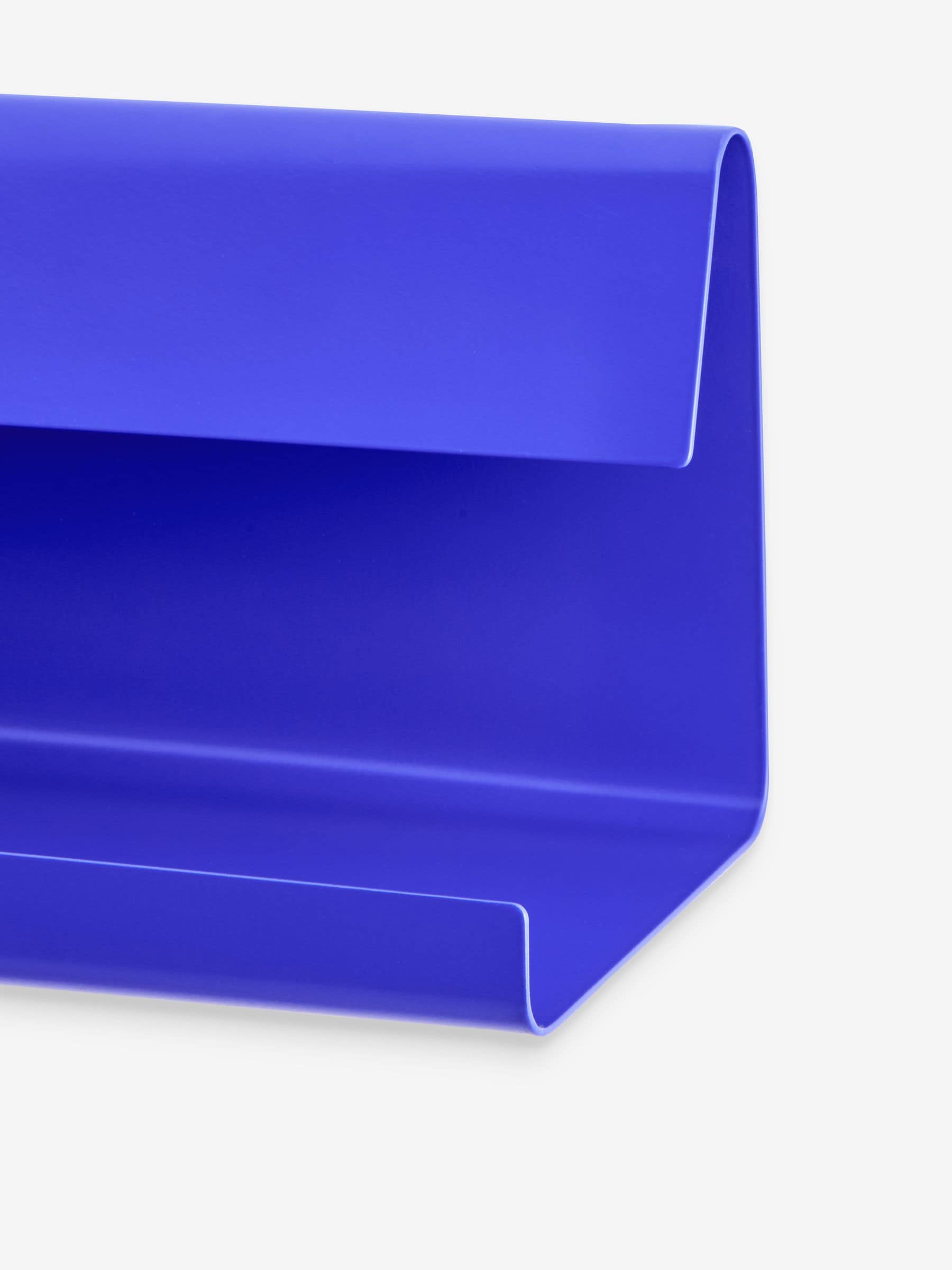 Made.com Cobalt Blue Wesley metal wall shelf 55cm - British product