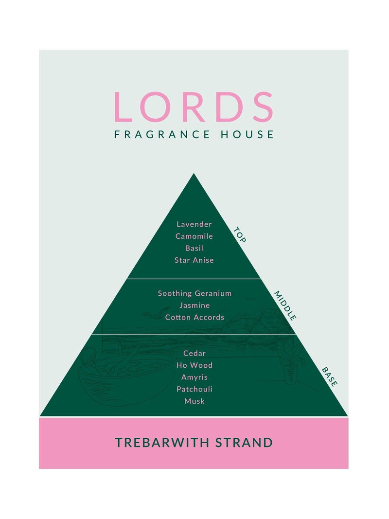 Lords Fragrance House Trebarwith Strand room linen spray 50ml, UK version