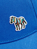 Paul Smith Junior blue baseball cap with zebra logo, UK version