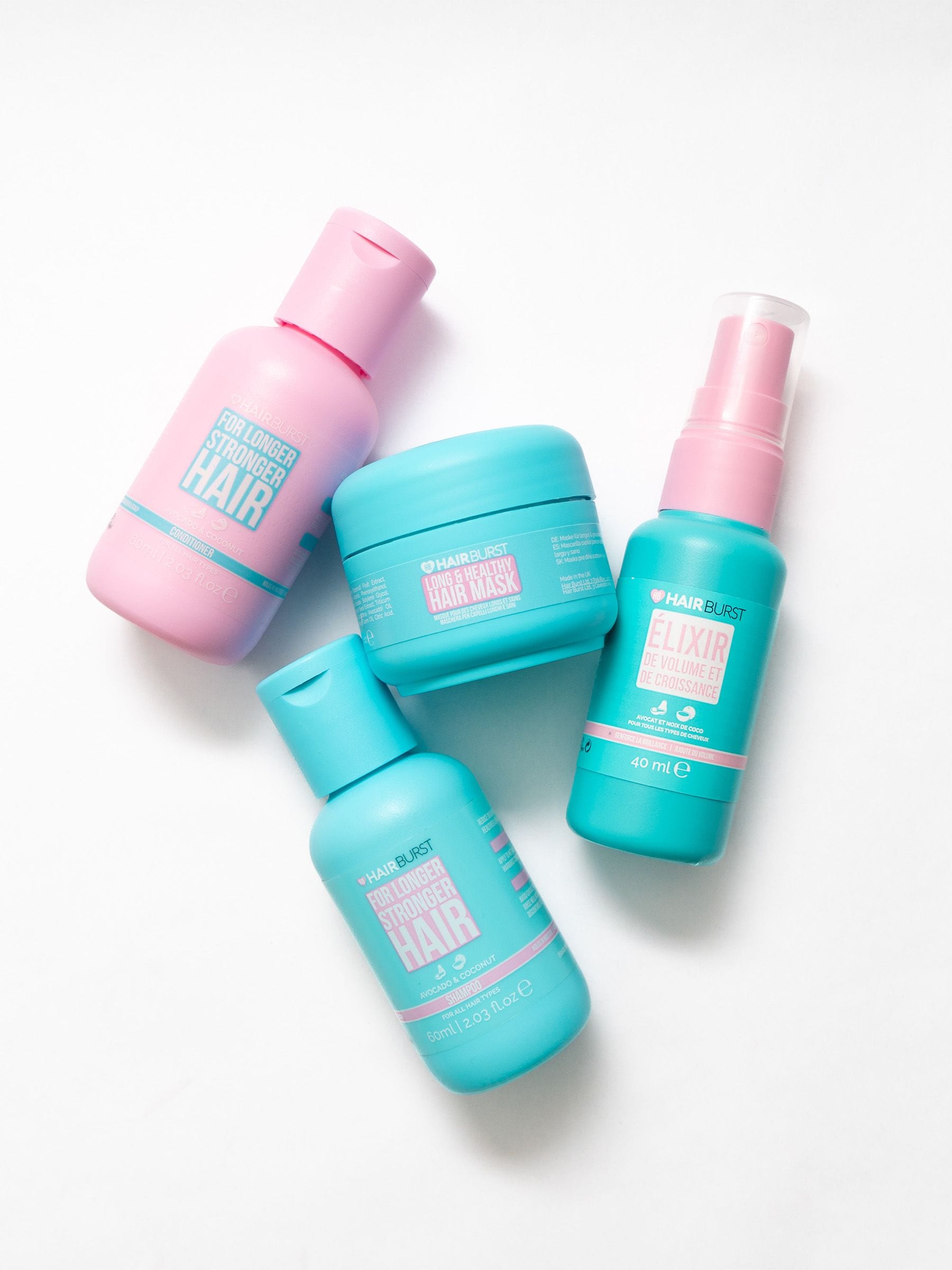 Hairburst The Minis One Gift Set haircare set (British brand)