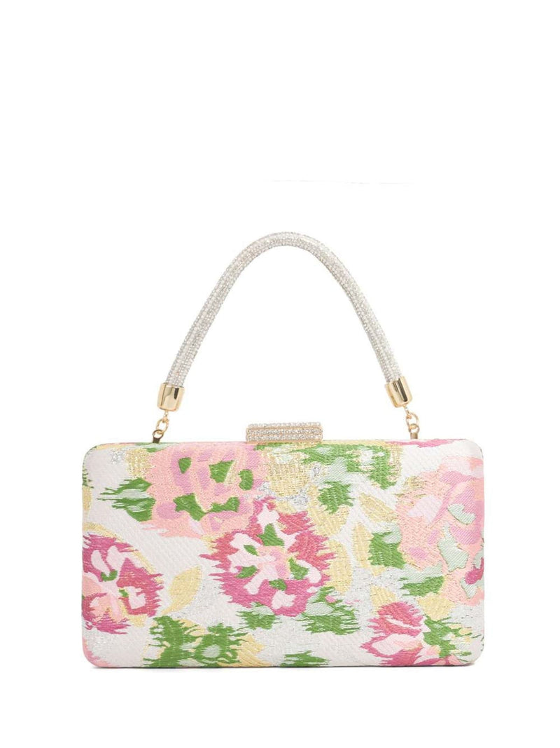 Dune London Pink Slim Beaut Hard Clutch Bag