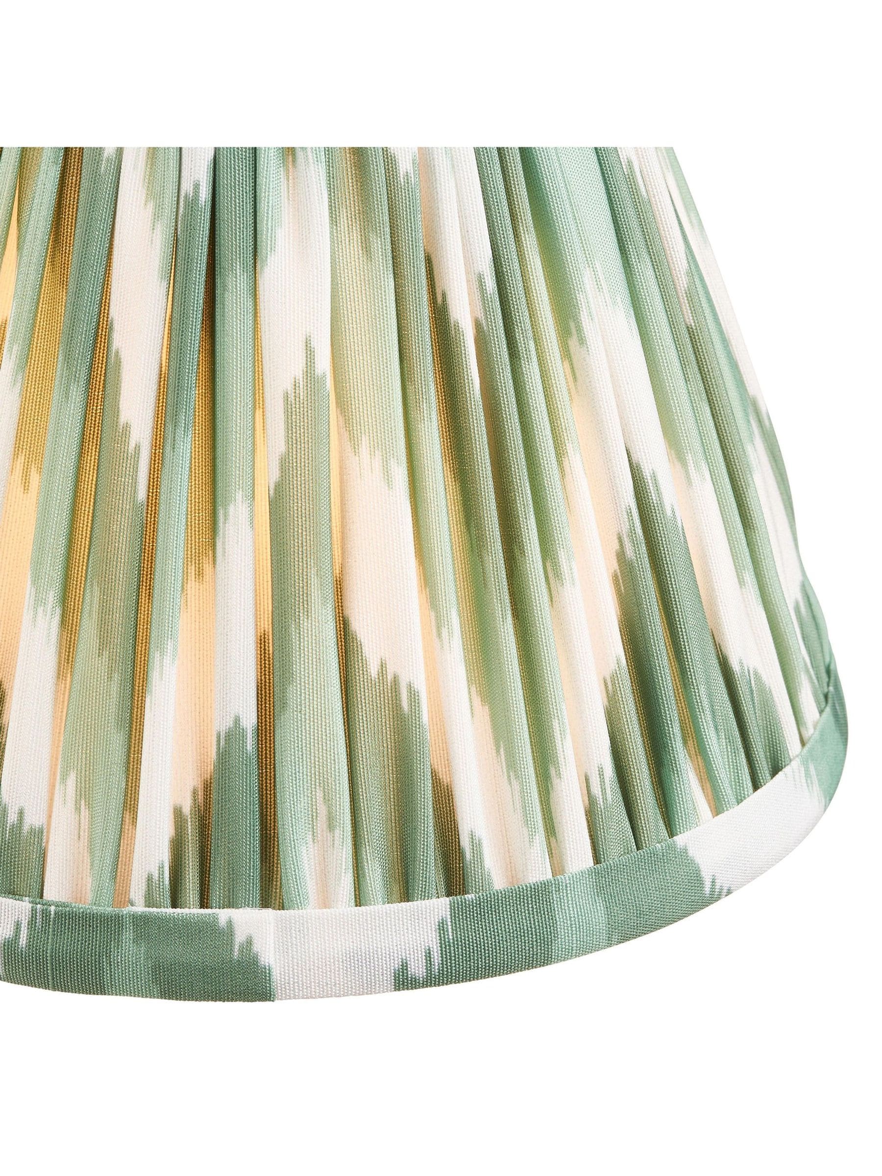 Gallery Home lampshade Cotswold green zigzag 16cm (British brand)
