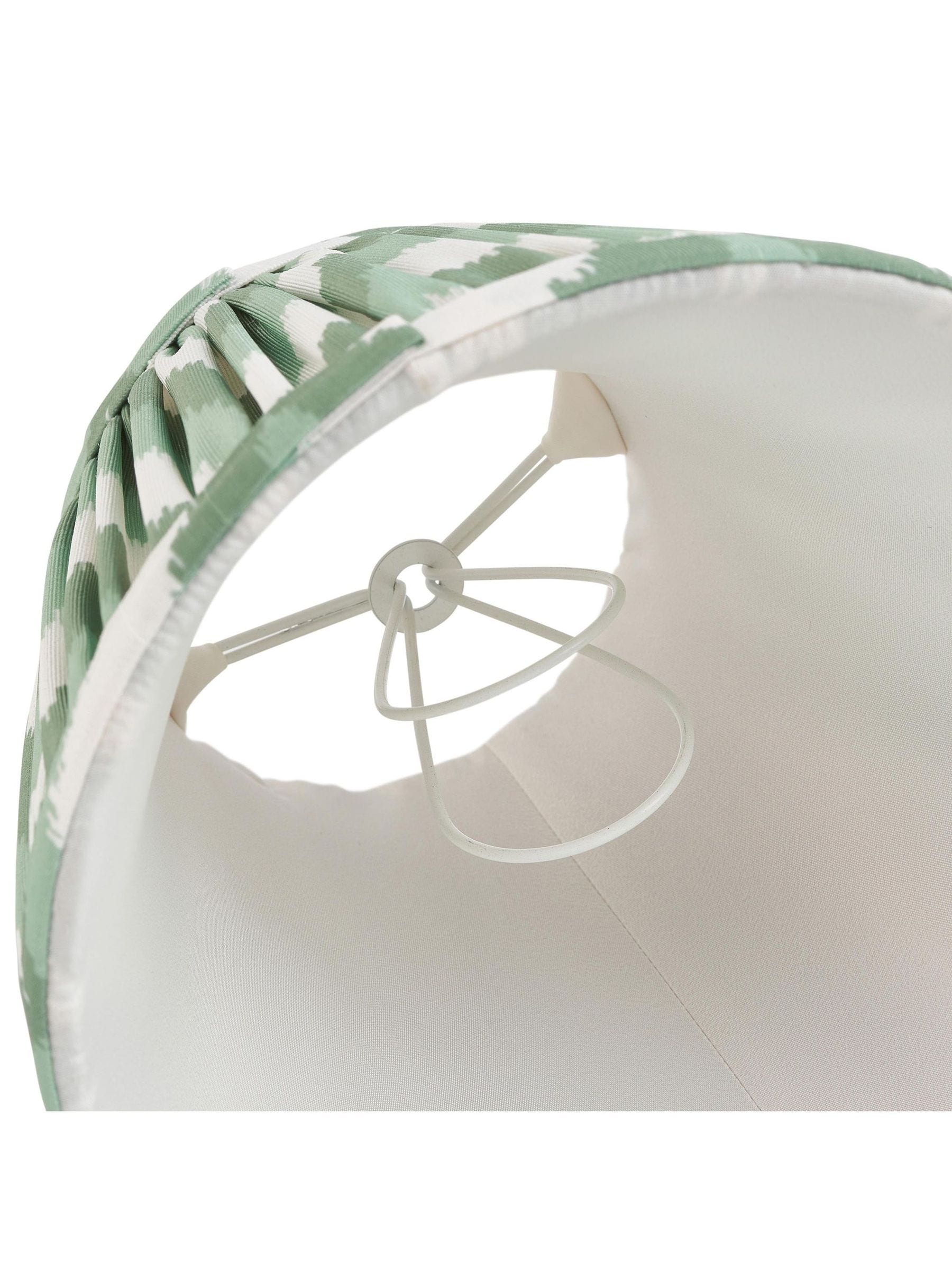 Gallery Home lampshade Cotswold green zigzag 16cm (British brand)