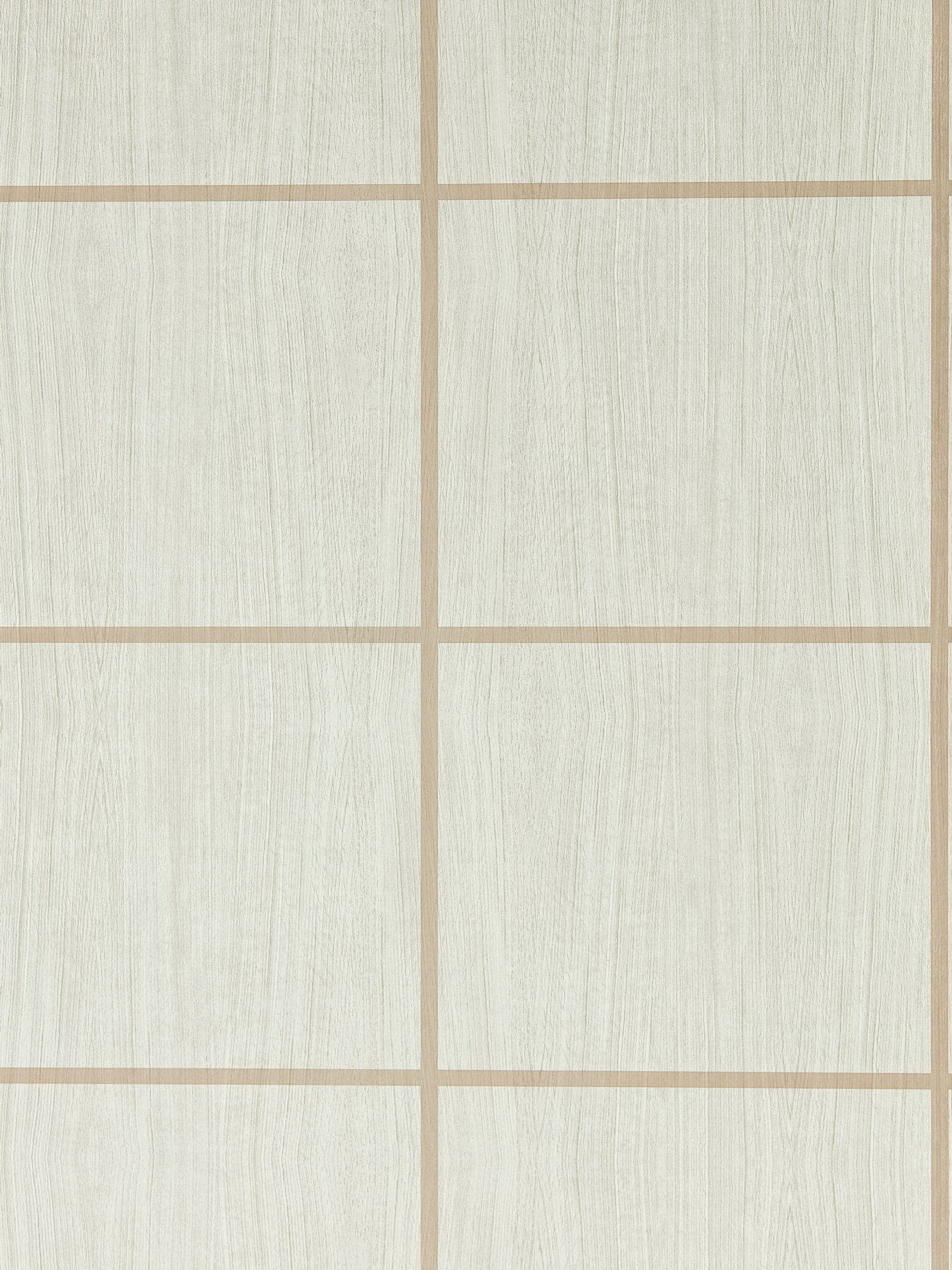 Harlequin Silver Birch Blush Gloss Wood Blocks Kasuri Wallcoverings 10M Wallpaper