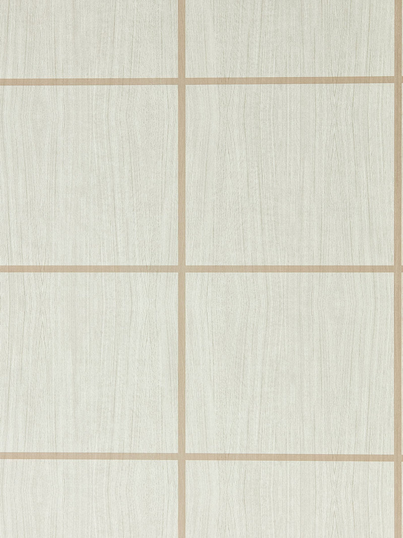 Harlequin Silver Birch Blush Gloss Wood Blocks Kasuri Wallcoverings 10M Wallpaper