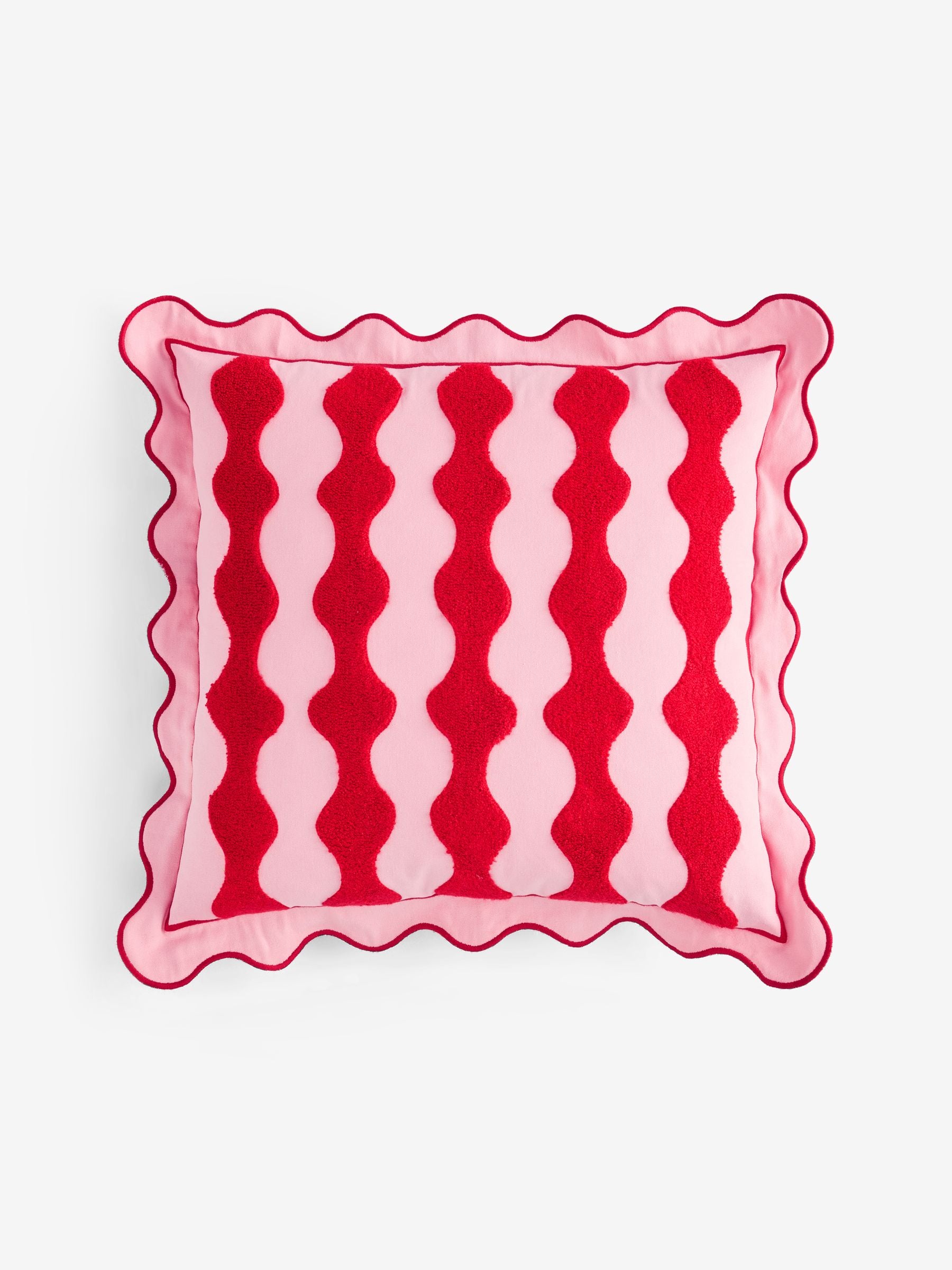Eleanor Bowmer cushion squiggle scallop 45cm (British brand)