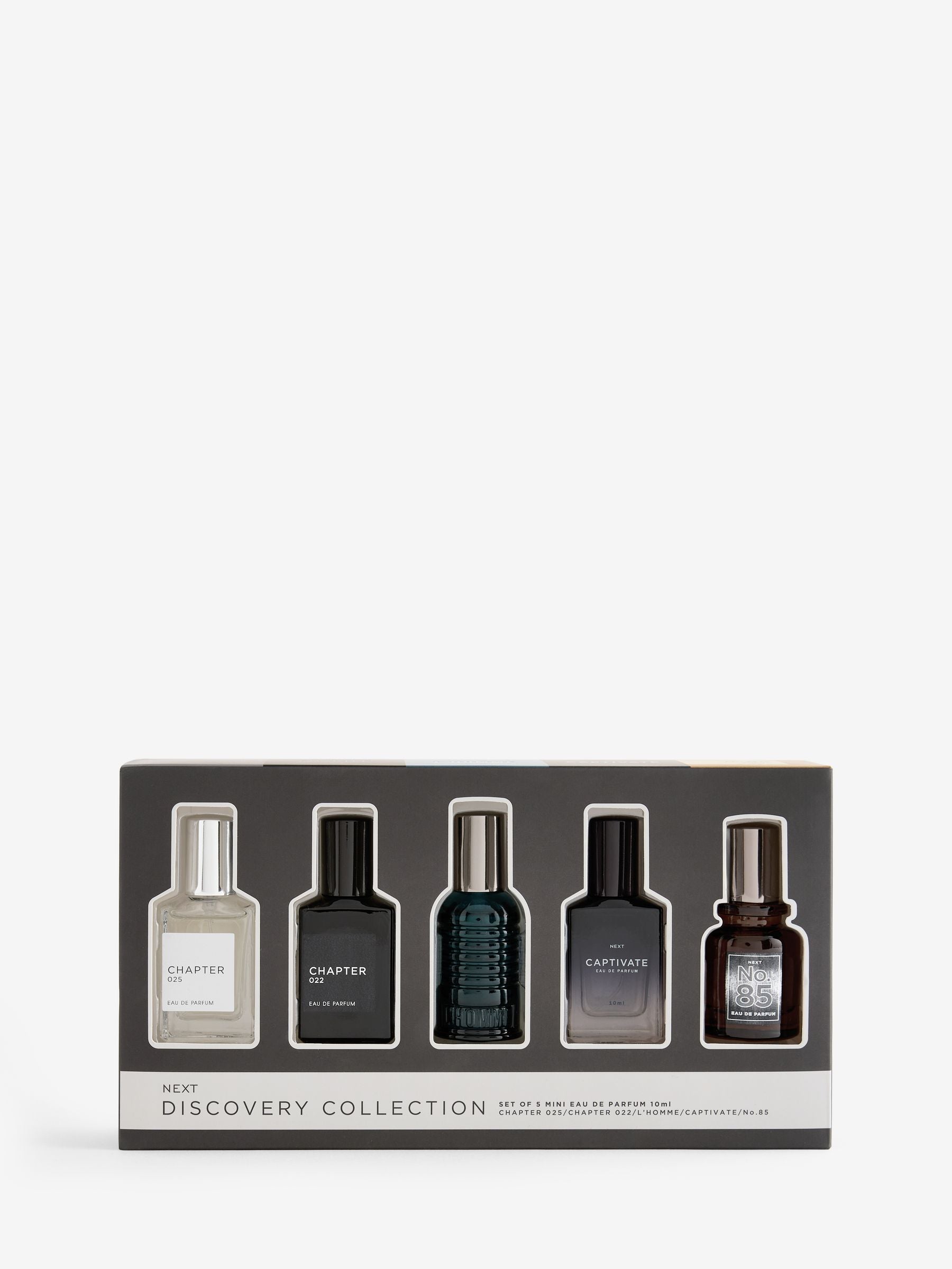 Eau de Parfum Discovery Set 5x10ml, imported from the UK