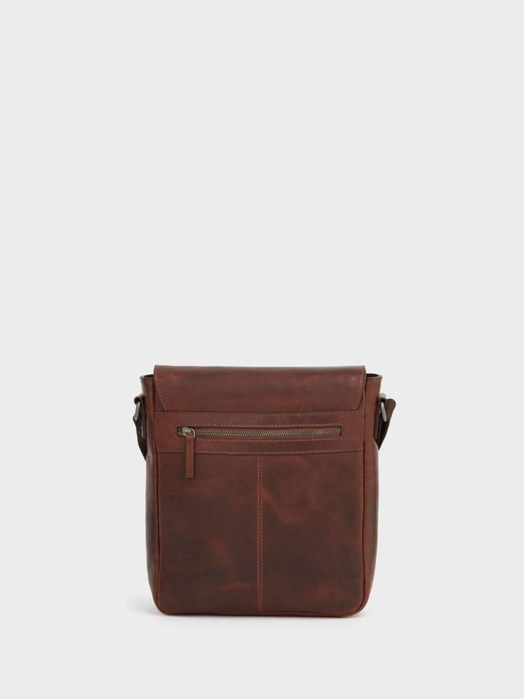 Osprey London Brown The Baker Large Leather Messenger Bag