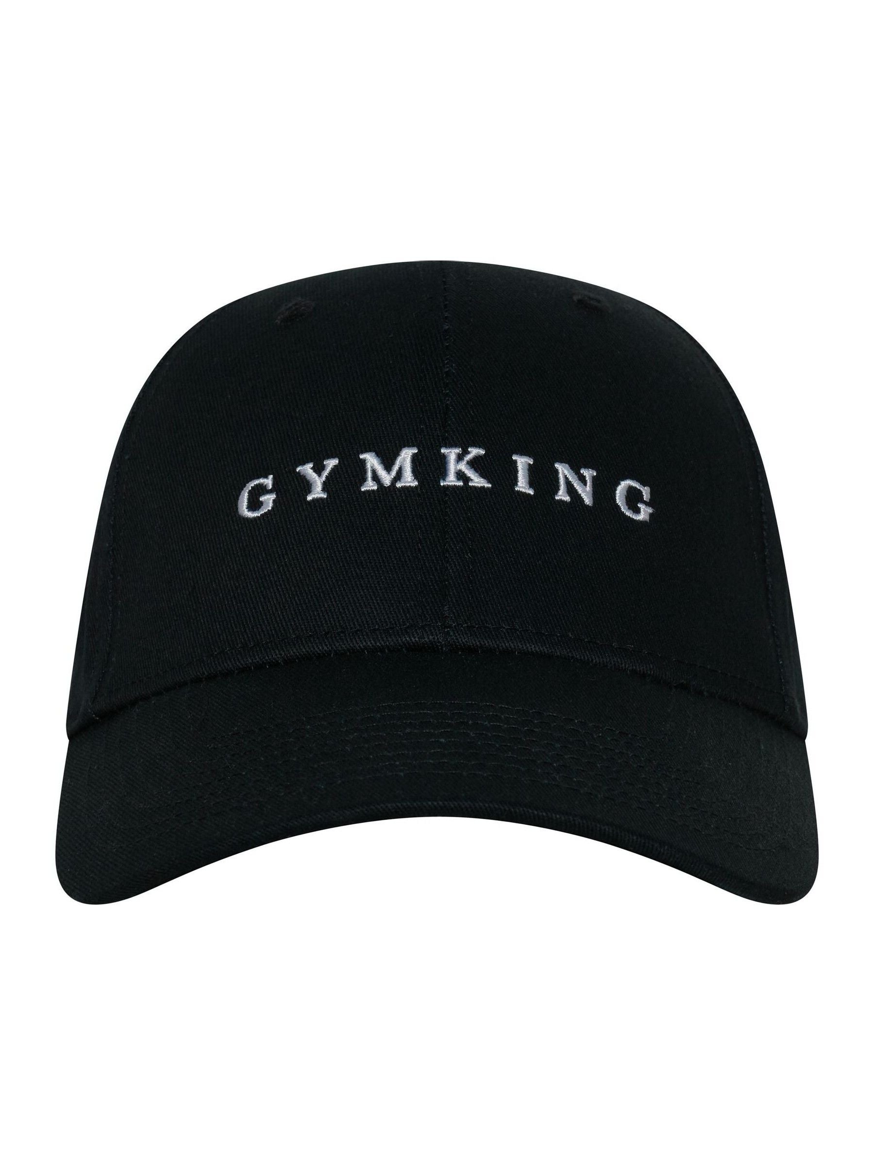 Gym King black linear pitcher cap, imported from the UK
