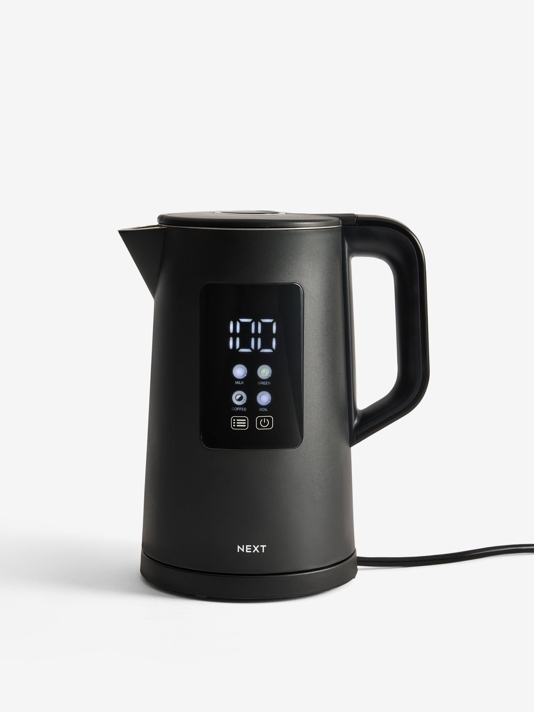 Electric kettle black digital 1.5L (British brand)