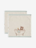 Hamish Highland Cow face cloths set of 2 - British product
