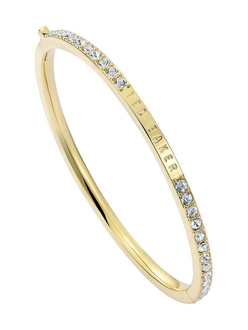 Ted Baker gull krystall bangle armbånd 6cm (Britisk merke)