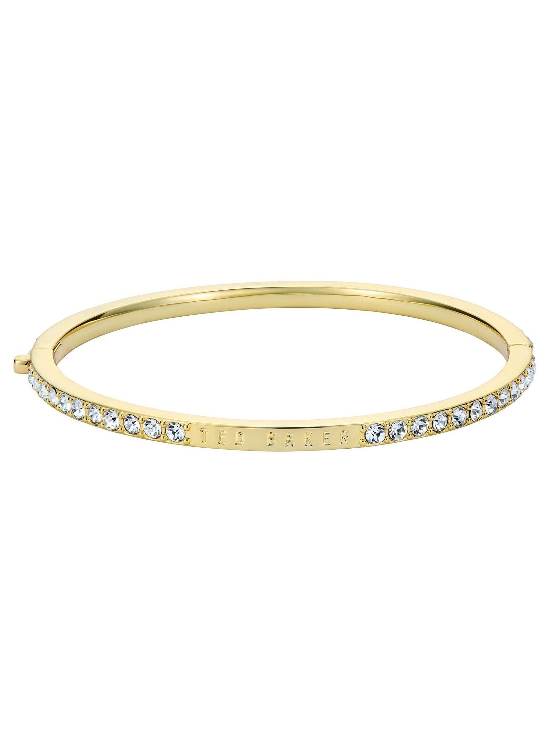 Ted Baker gull krystall bangle armbånd 6cm (Britisk merke)