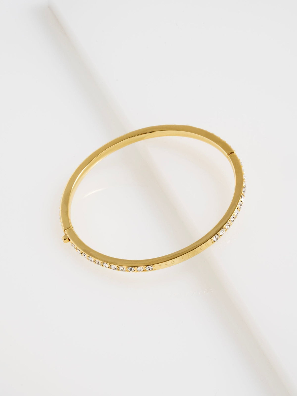 Ted Baker gull krystall bangle armbånd 6cm (Britisk merke)