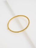 Ted Baker gull krystall bangle armbånd 6cm (Britisk merke)