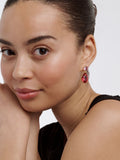 Ted Baker Teaire Crystal Teardrop Earrings Red Tone (British brand)