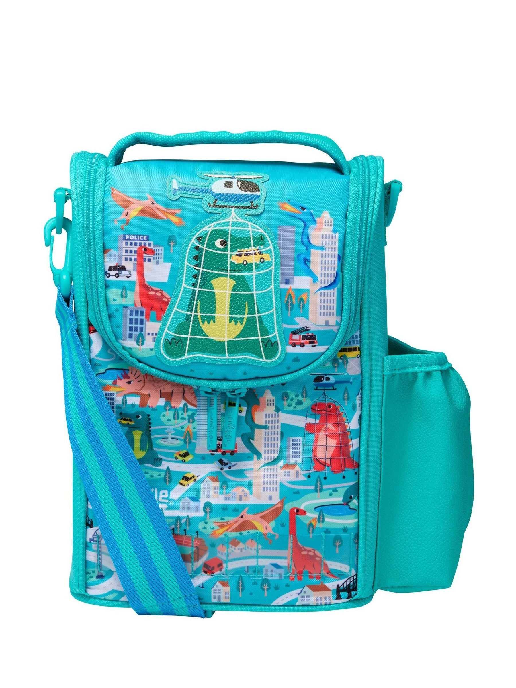 Smiggle Green Adventurous Junior ID Lunchbox With Strap