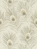 Harlequin Natural Orlena Purity Edit wallpaper sample A4 (British brand)