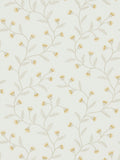 Sanderson Yellow Everly A4 wallpaper sample (British brand)